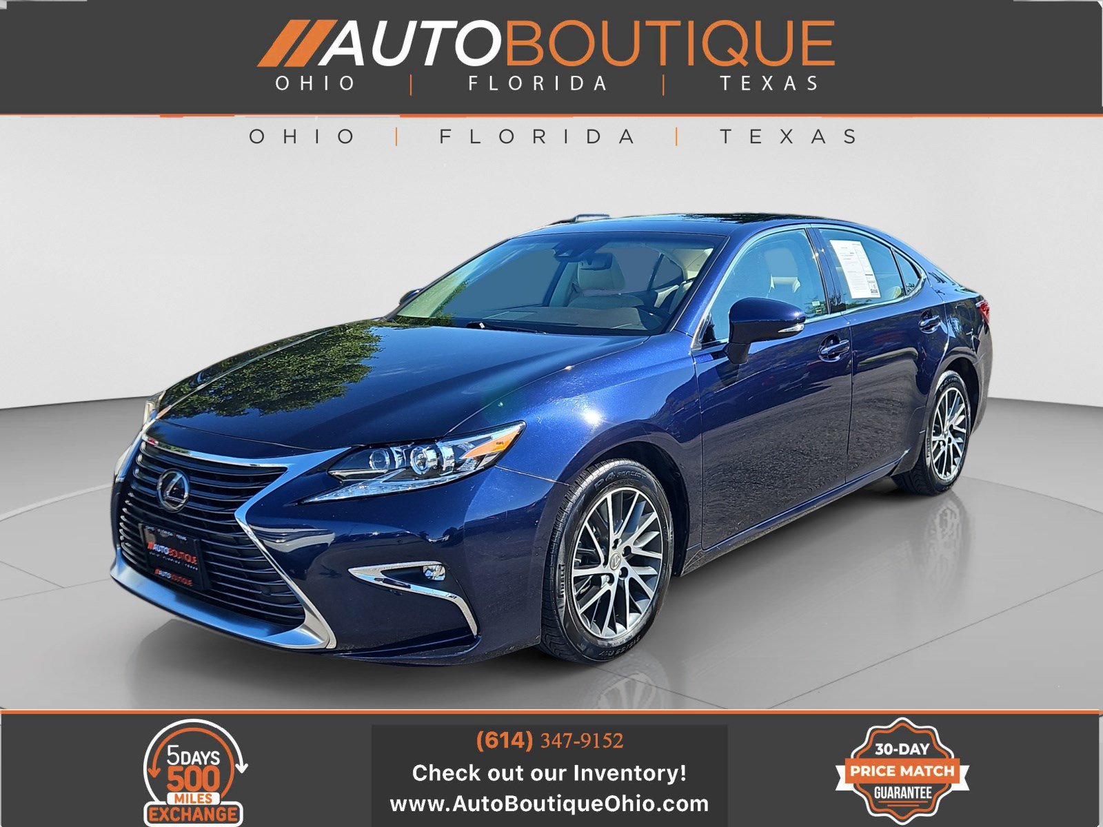 Used 2018 Lexus ES 350 w/ Luxury Package w/Wood Trim FWD image 1