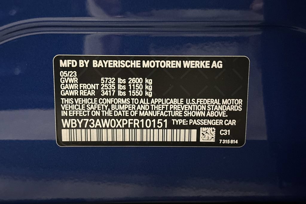 Certified 2023 BMW i4 eDrive40 w/ M Sport Package RWD image 34