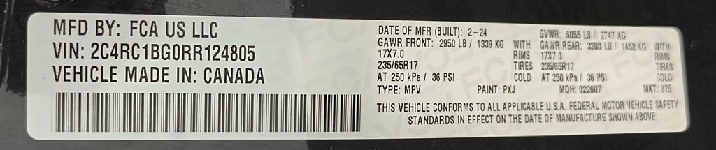 Used 2024 Chrysler Pacifica Touring-L image 59