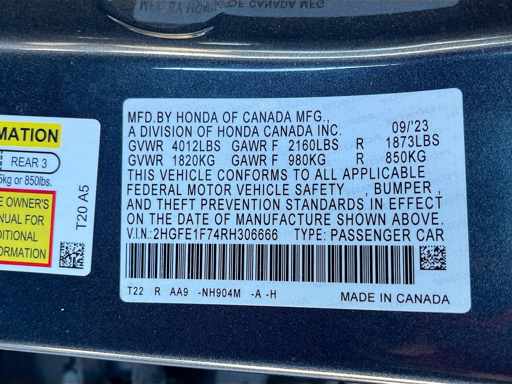 Used 2024 Honda Civic EX image 32