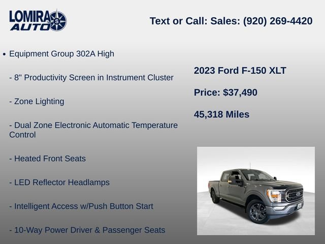Used 2023 Ford F150 XLT w/ Equipment Group 302A High AWD/4WD image 14