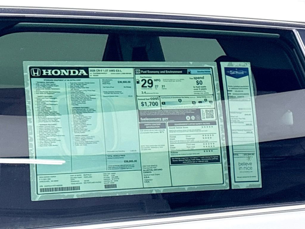 New 2026 Honda CR-V EX-L image 24