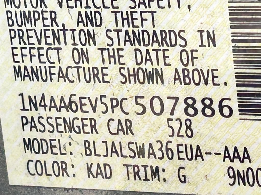 Certified 2023 Nissan Maxima SR w/ Sport Mat Group FWD image 55