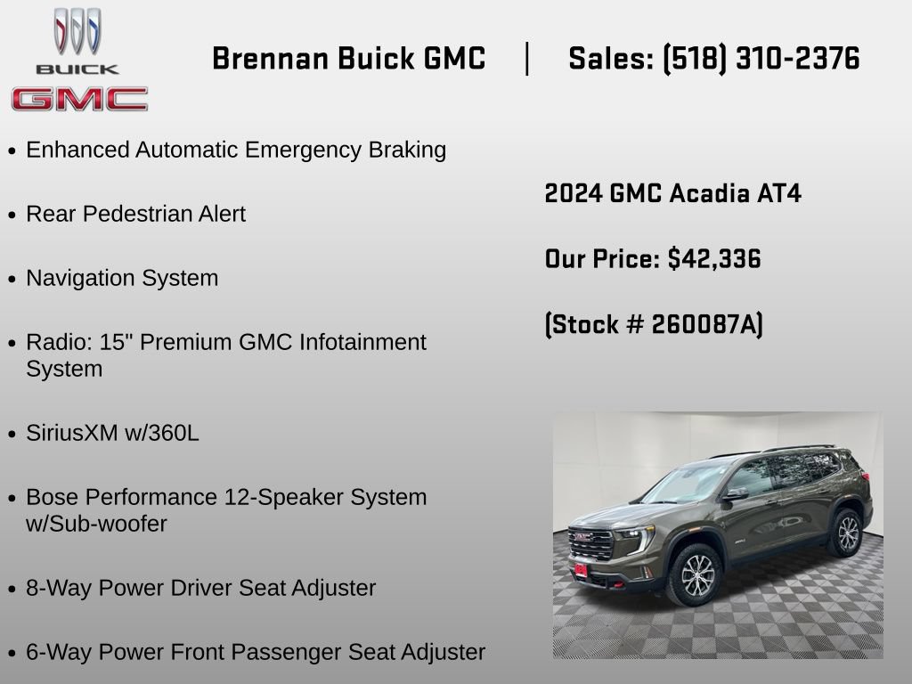 Certified 2024 GMC Acadia AT4 w/ Luxury Package AWD/4WD image 18