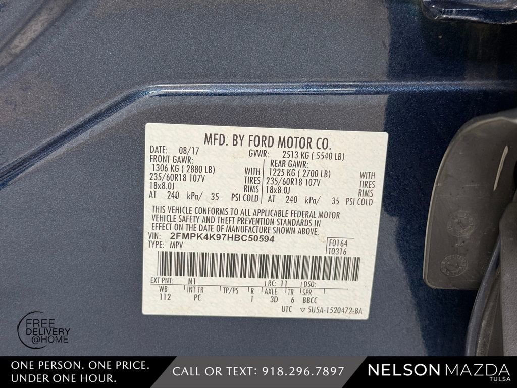 Used 2017 Ford Edge Titanium w/ Equipment Group 301A AWD/4WD image 55