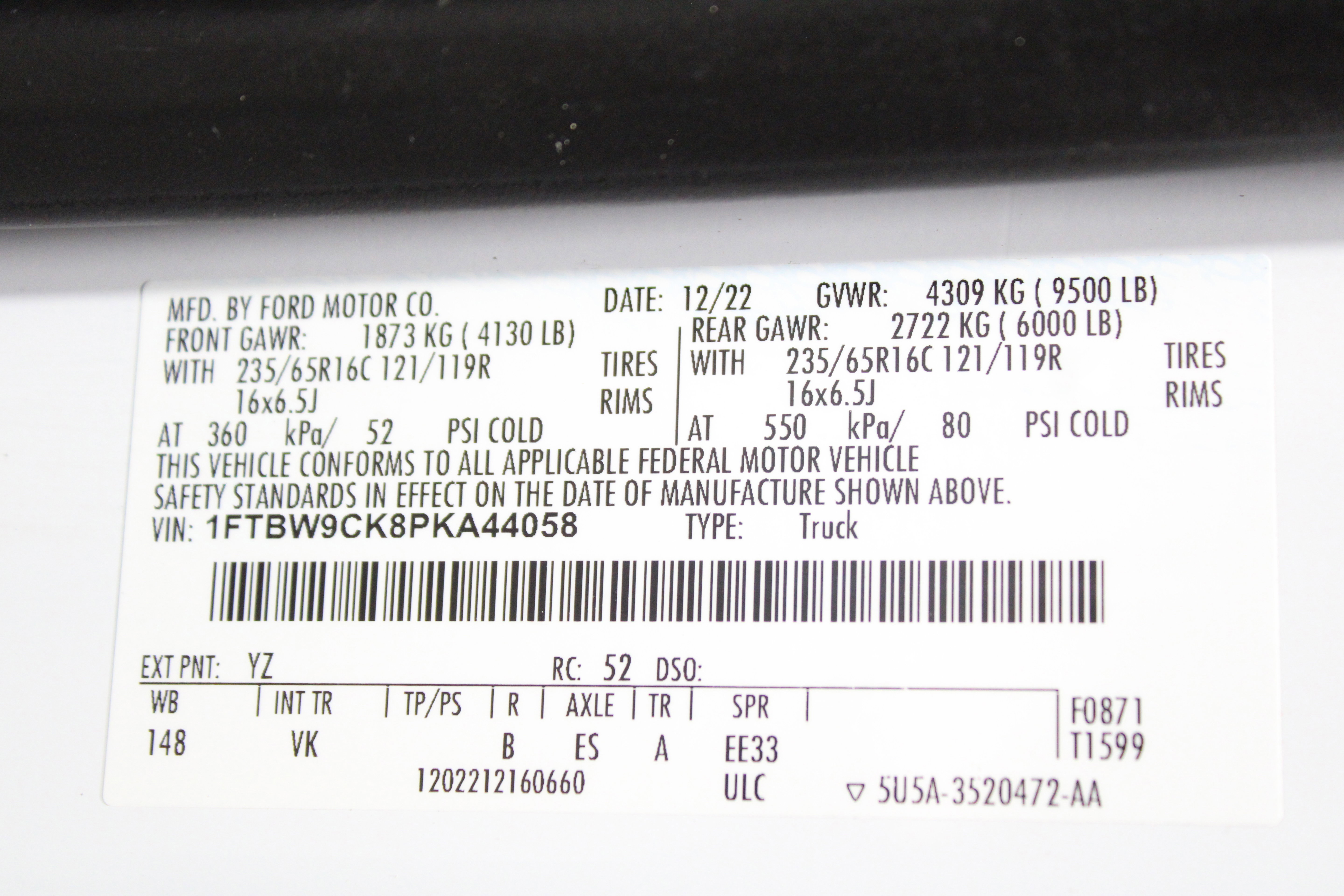 Used 2023 Ford E-Transit Medium Roof w/ Load Area Protection Package RWD image 51