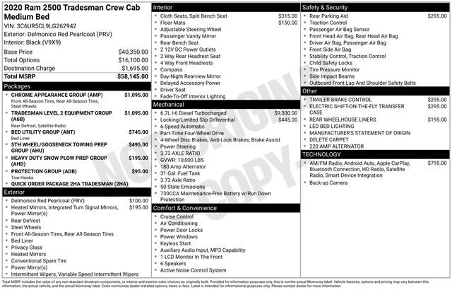 Used 2020 RAM 2500 Tradesman image 15