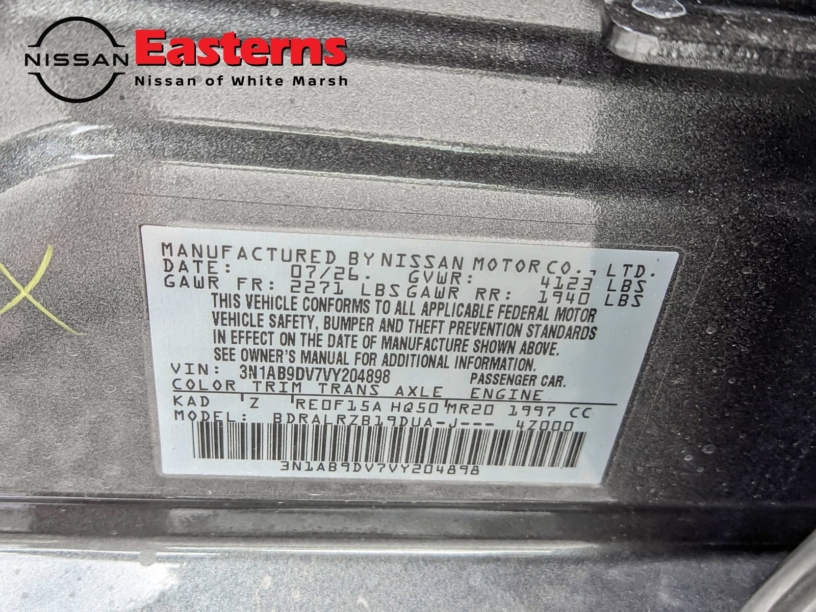 New 2027 Nissan Sentra SR FWD image 28