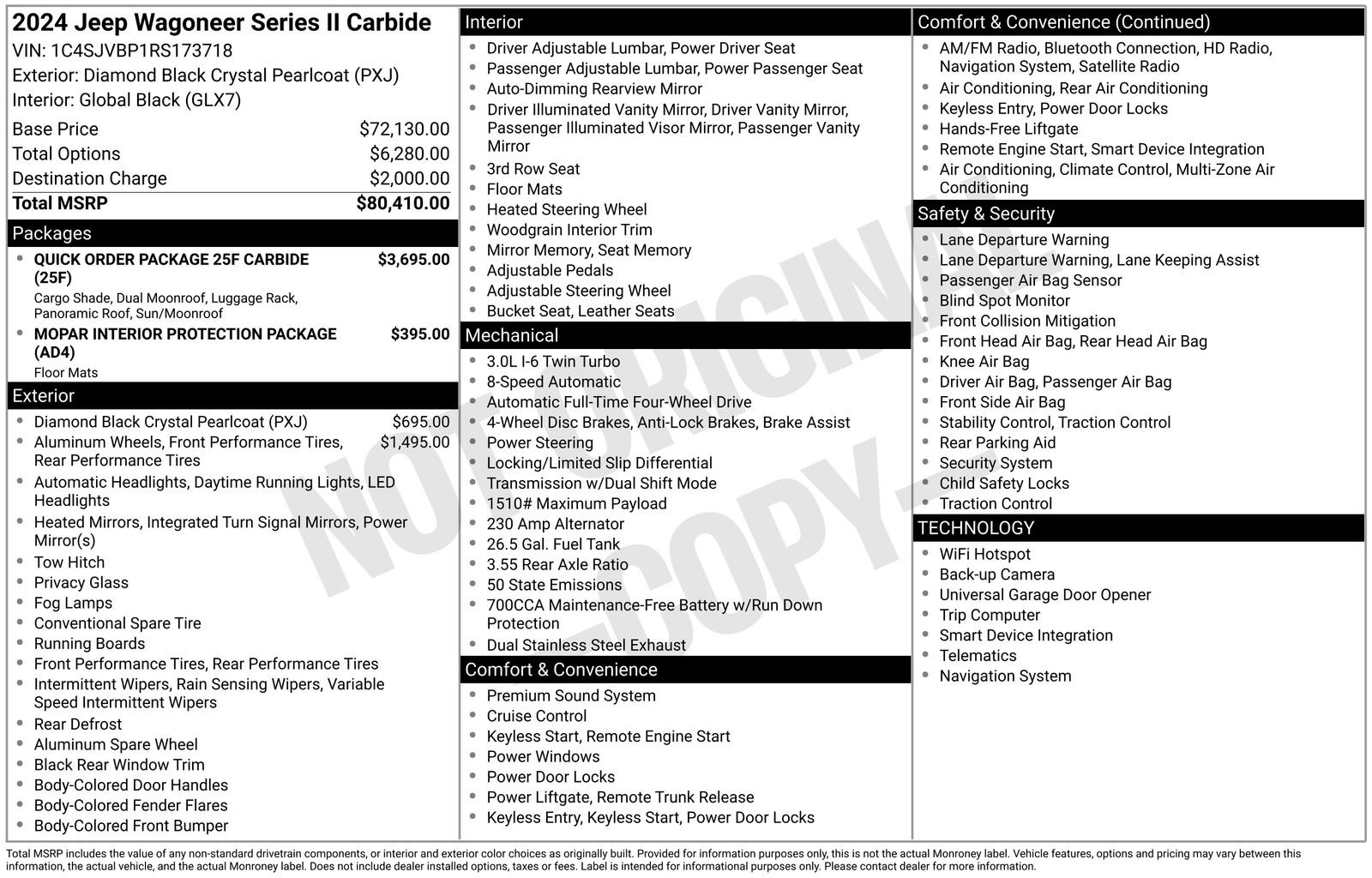 Used 2024 Jeep Wagoneer Series II image 4