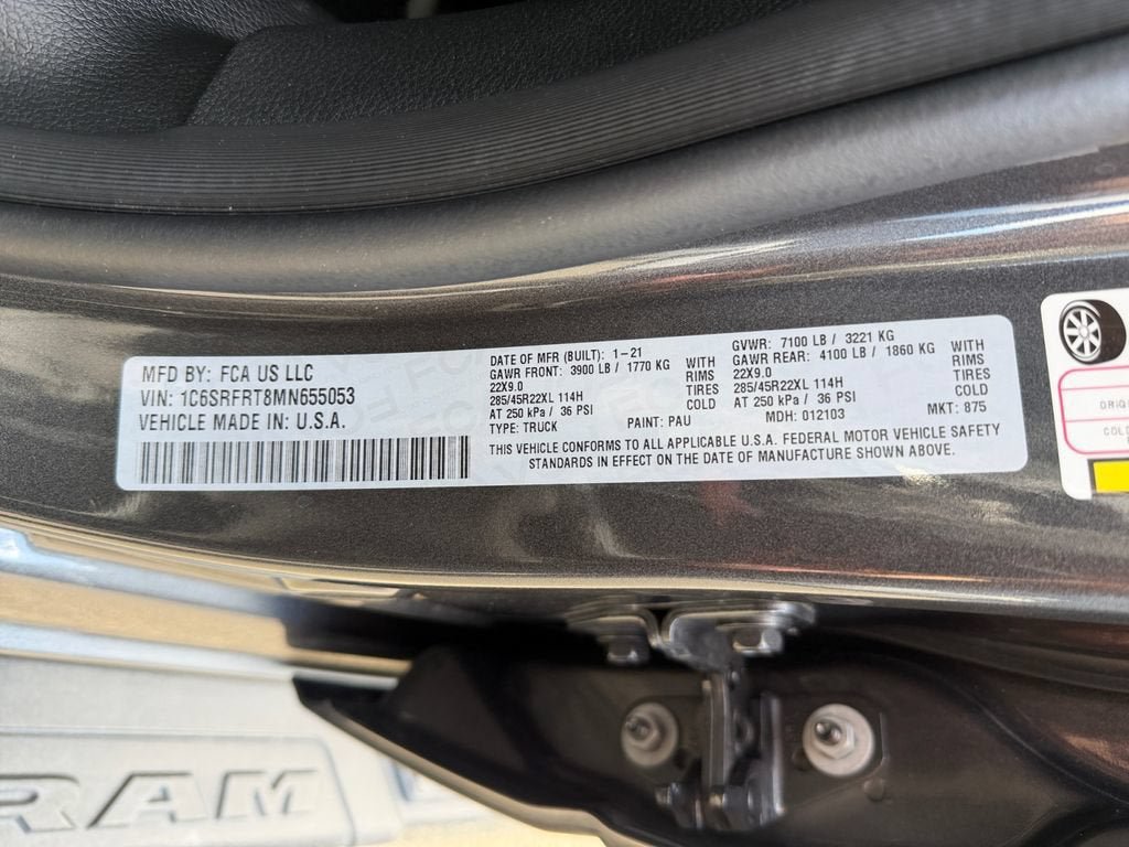 Used 2021 RAM 1500 Laramie AWD/4WD image 36