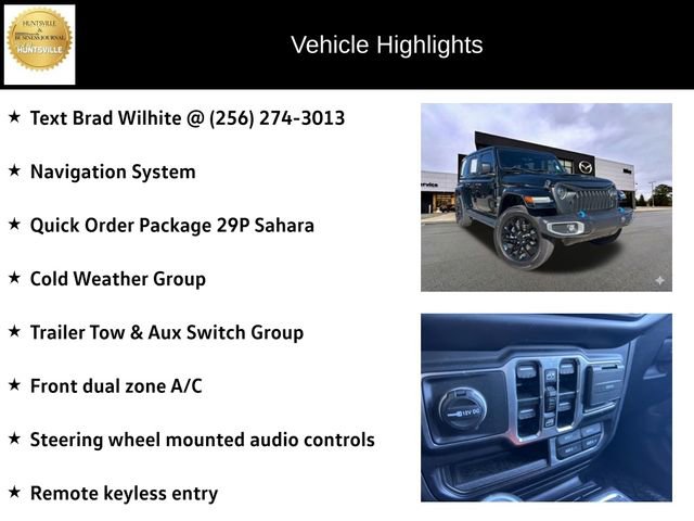 Used 2023 Jeep Wrangler Unlimited Sahara w/ Cold Weather Group image 6
