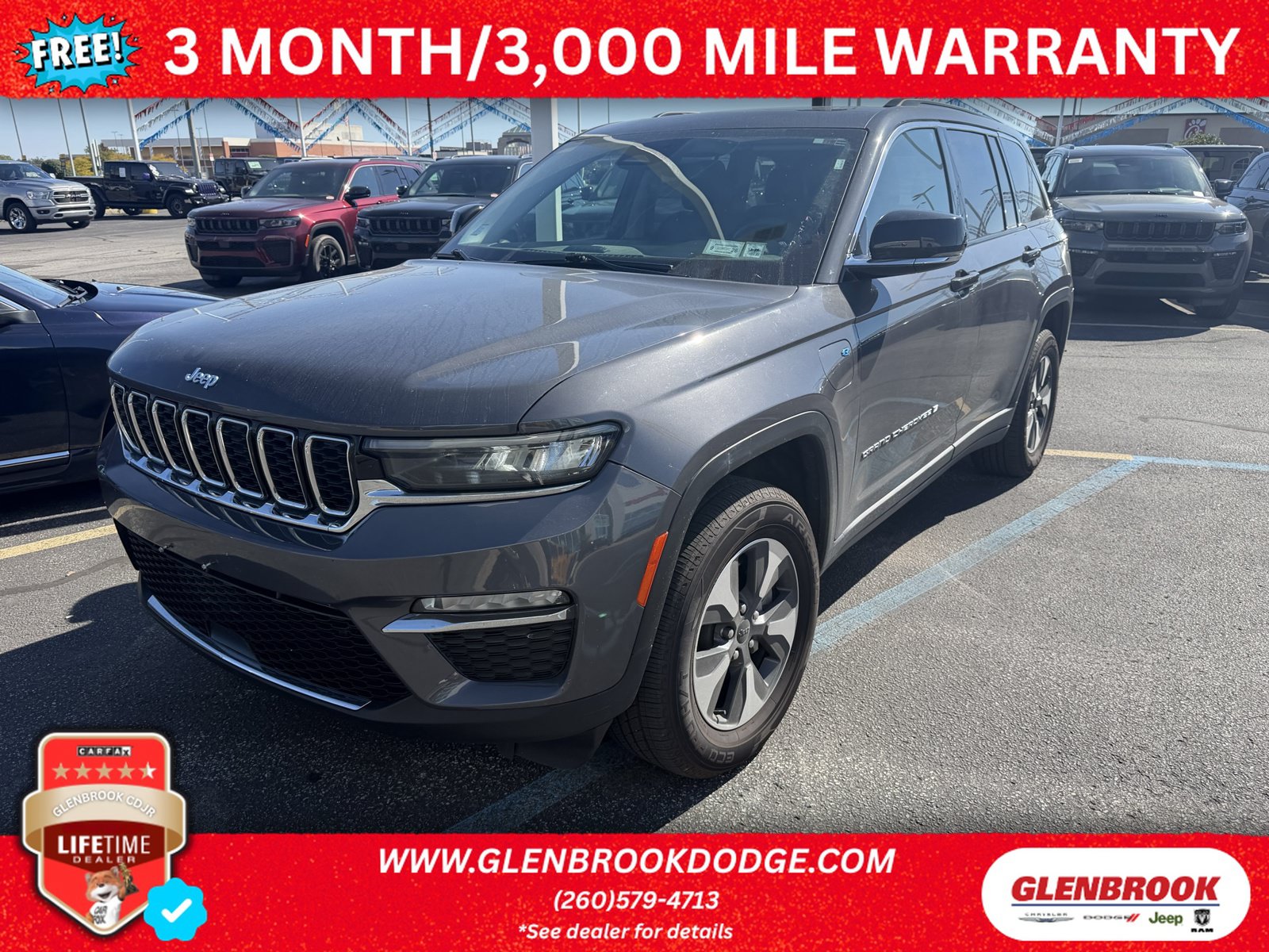 Certified 2024 Jeep Grand Cherokee Limited 4xe AWD/4WD image 1