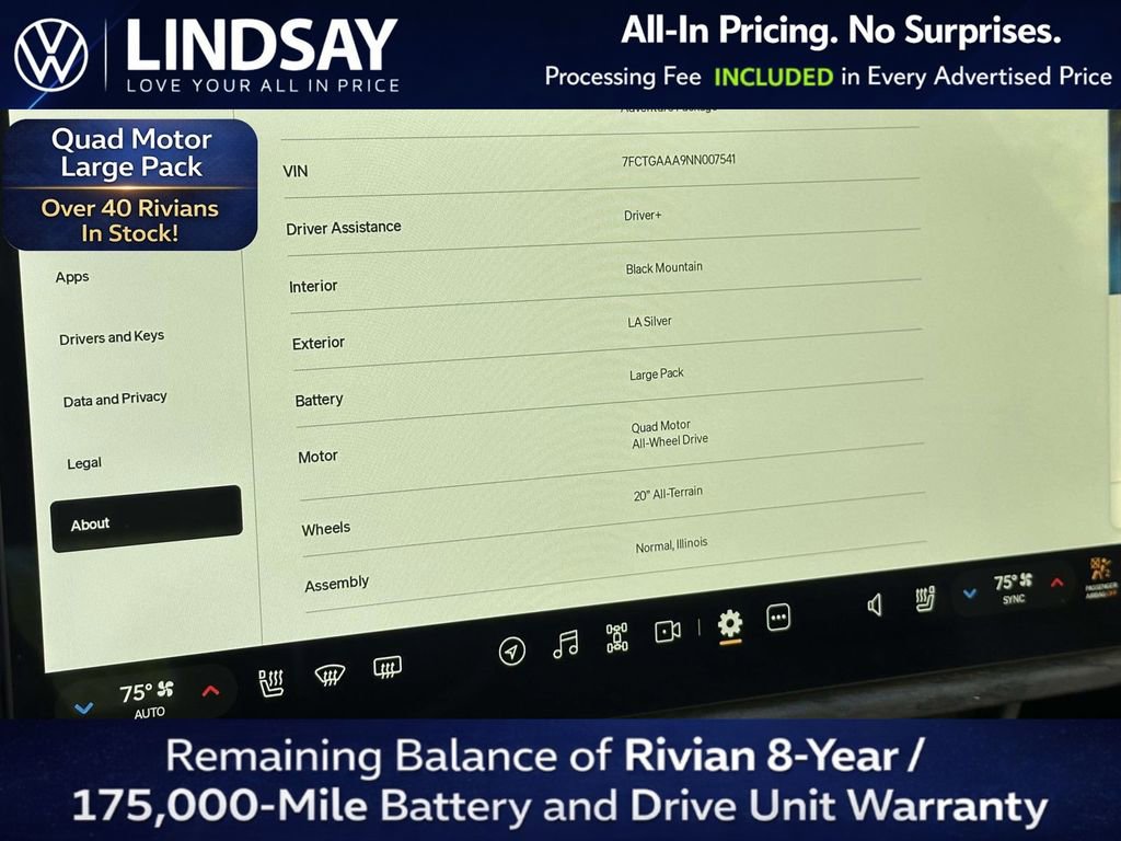 Used 2022 Rivian R1T Adventure image 23