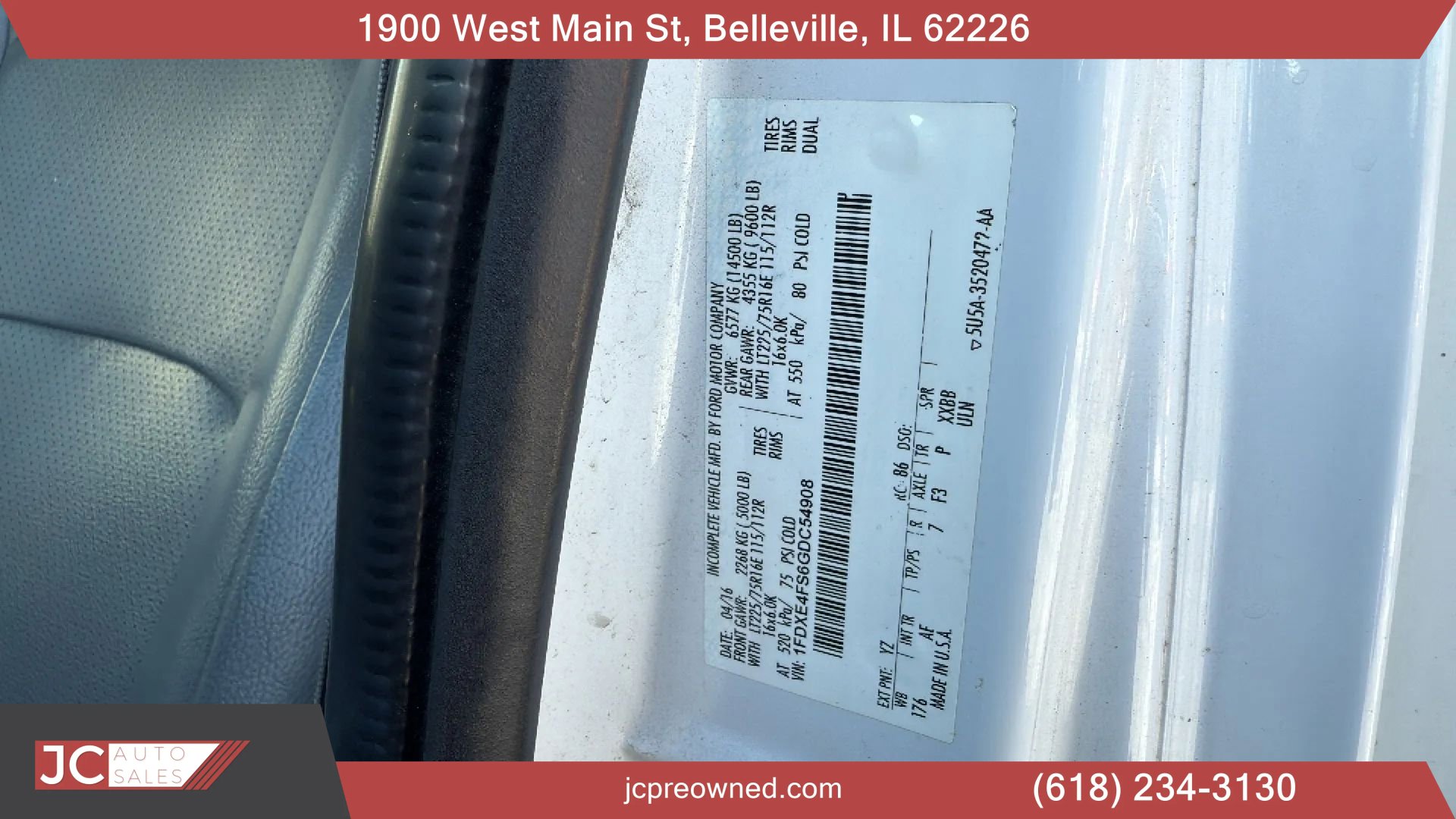 Used 2016 Ford E-450 and Econoline 450 Super Duty w/ Power Windows & Locks Group RWD image 16