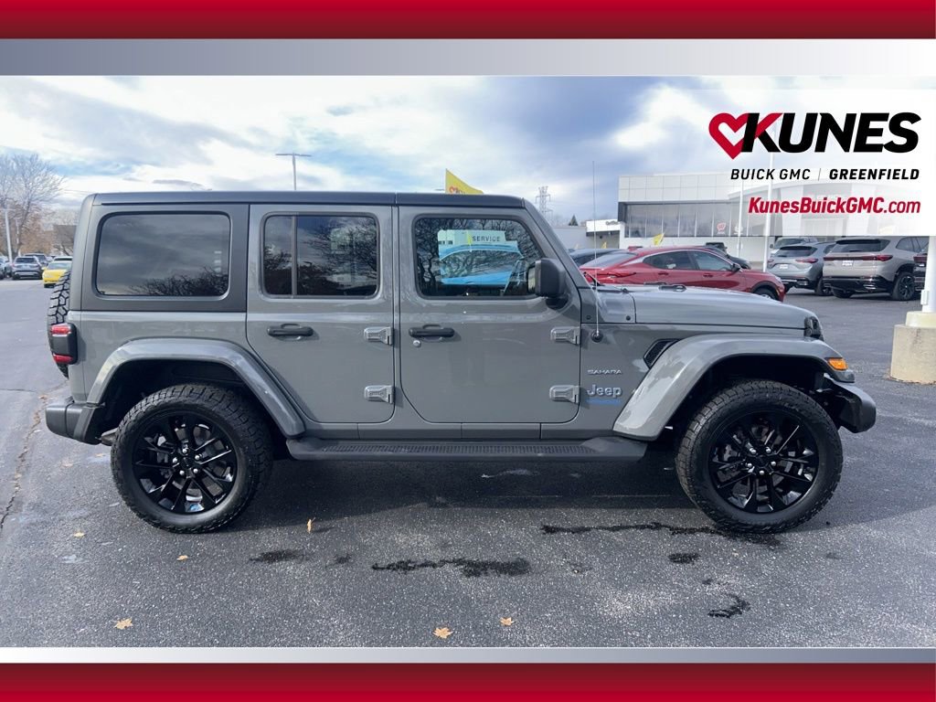 Used 2022 Jeep Wrangler Unlimited Sahara 4xe w/ Cold Weather Group image 4
