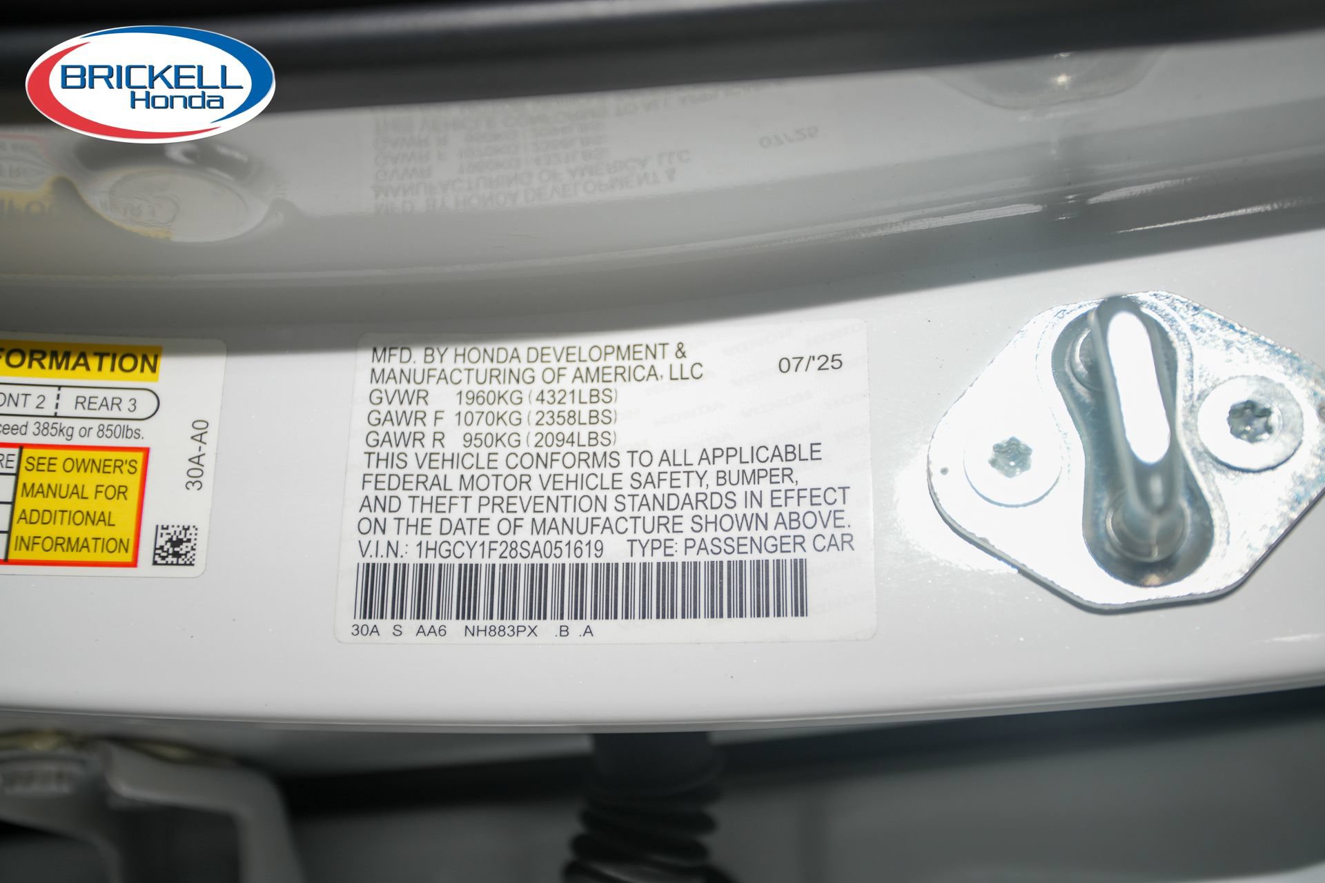 Certified 2025 Honda Accord LX image 42