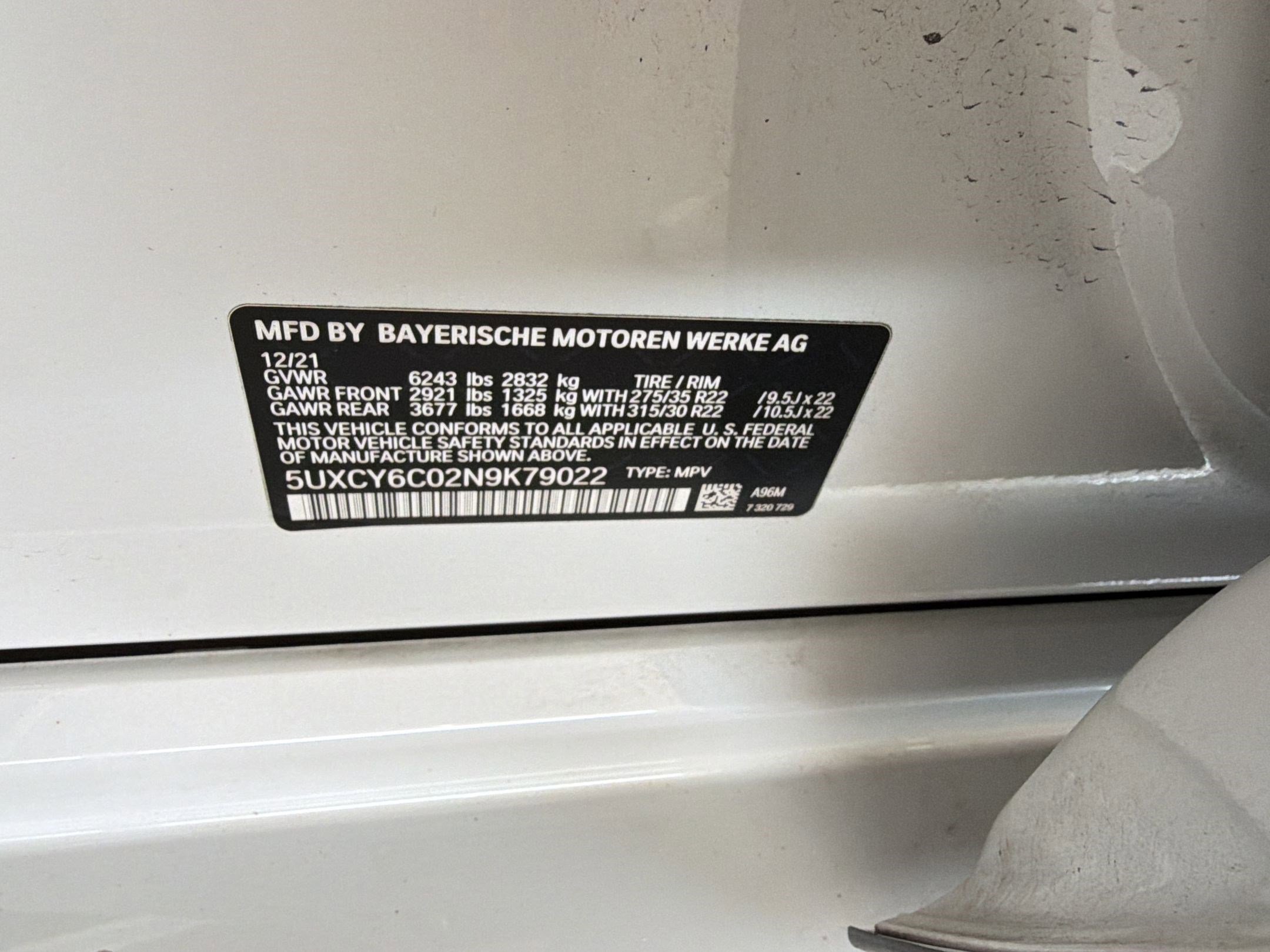 Used 2022 BMW X6 xDrive40i w/ M Sport Package AWD/4WD image 11