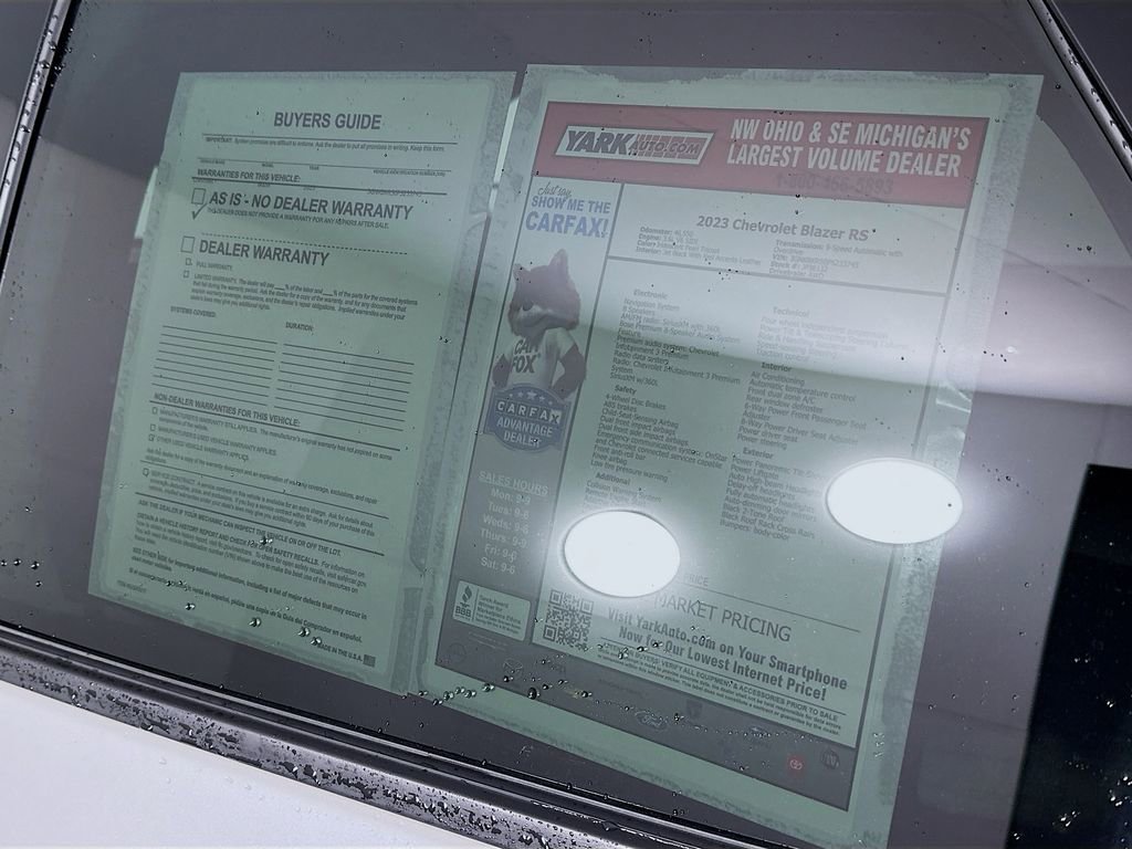 Used 2023 Chevrolet Blazer RS w/ Driver Confidence II Package AWD/4WD image 15