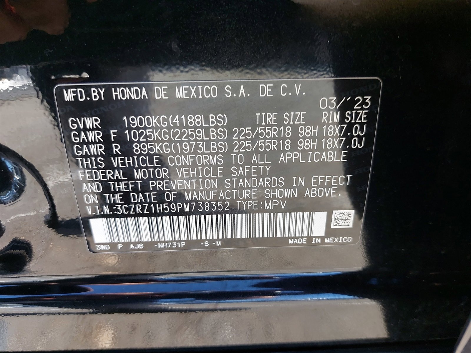 Used 2023 Honda HR-V Sport image 38