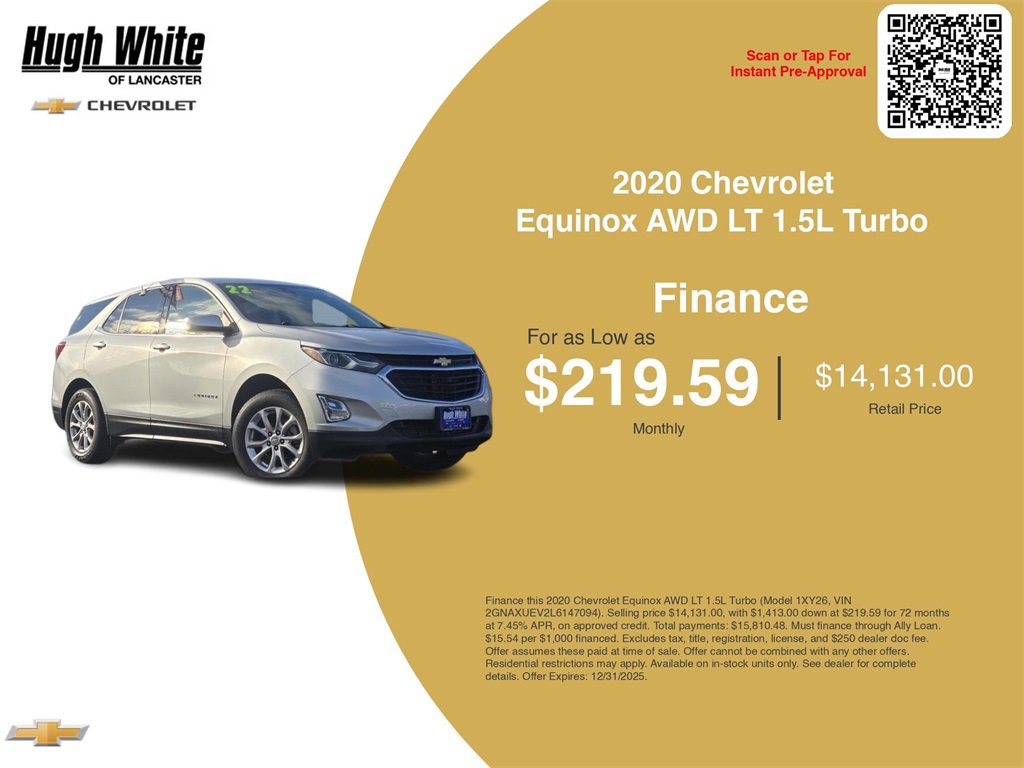 Used 2020 Chevrolet Equinox LT image 3