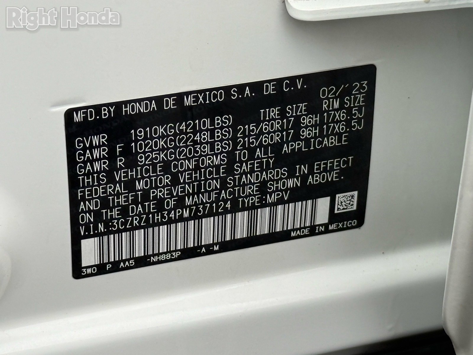 Used 2023 Honda HR-V LX image 34