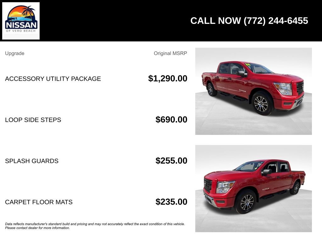 Used 2024 Nissan Titan SV w/ Accessory Utility Package image 6