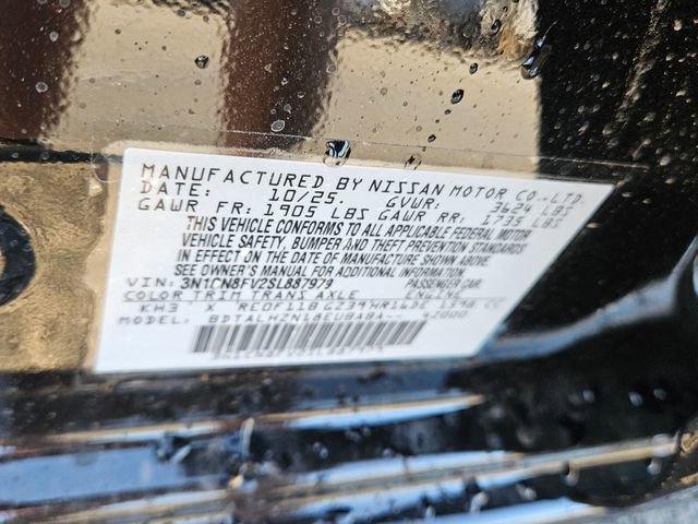 New 2025 Nissan Versa SR w/ Trunk Package image 19