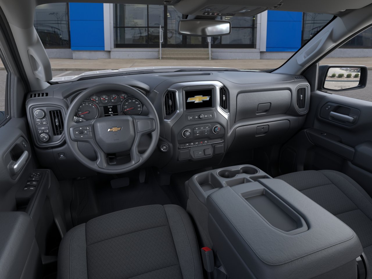 New 2026 Chevrolet Silverado 1500 Custom w/ Turbomax Blackout Package AWD/4WD image 15
