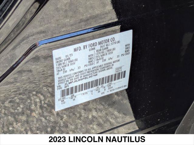 Certified 2023 Lincoln Nautilus AWD w/ Premium Package image 28