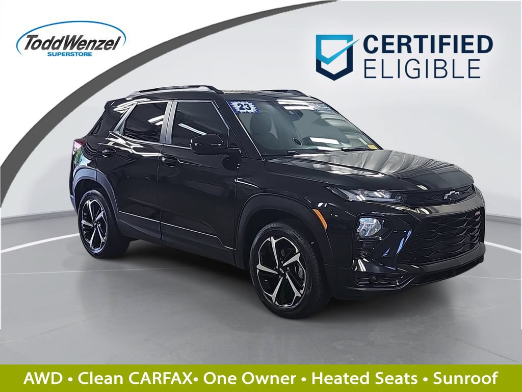 Certified 2023 Chevrolet TrailBlazer RS w/ Sun and Liftgate Package AWD/4WD image 1