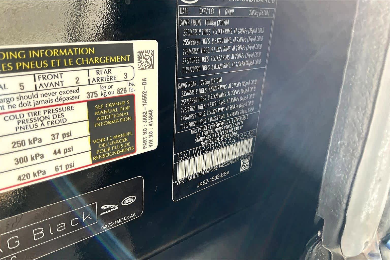 Used 2019 Land Rover Range Rover Sport HSE AWD/4WD image 37