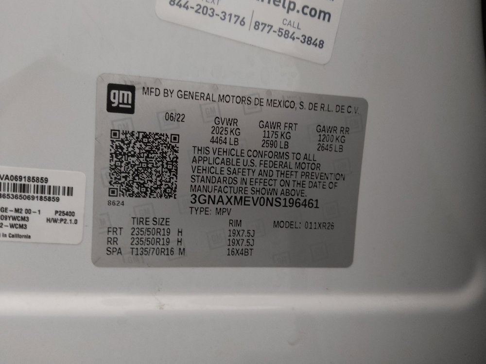 Used 2022 Chevrolet Equinox RS w/ RS Leather Package image 33