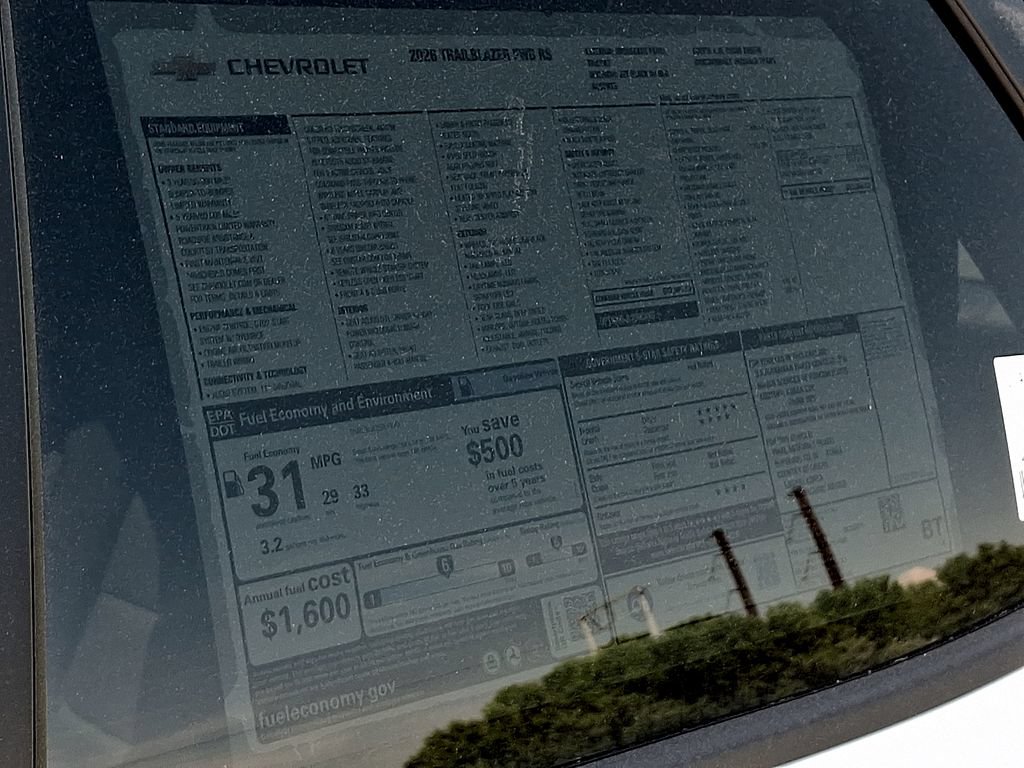 New 2026 Chevrolet TrailBlazer RS w/ Convenience Package FWD image 19