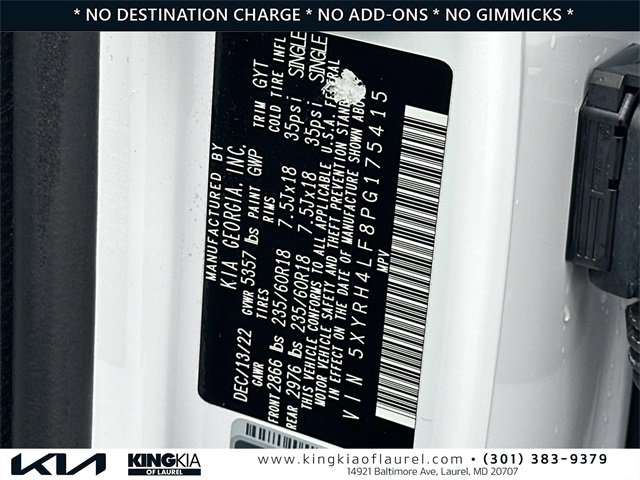 Used 2023 Kia Sorento EX w/ Panoramic Sunroof Package image 31