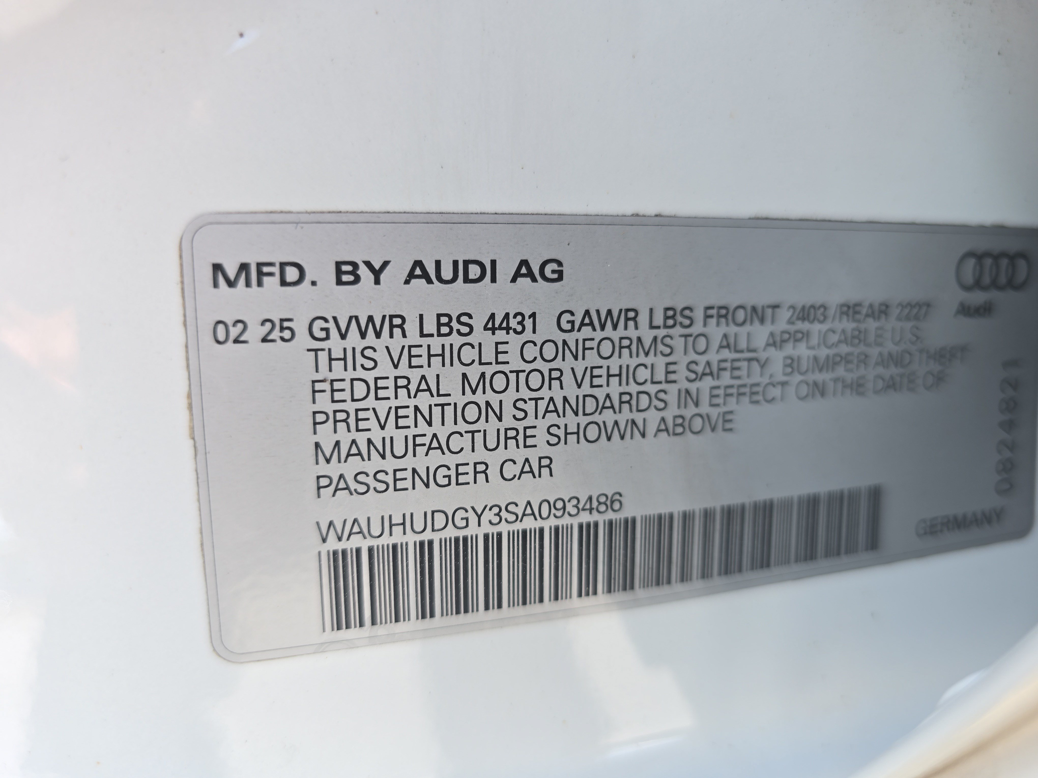 Certified 2025 Audi A3 2.0T Premium Plus w/ Premium Plus Package AWD/4WD image 33