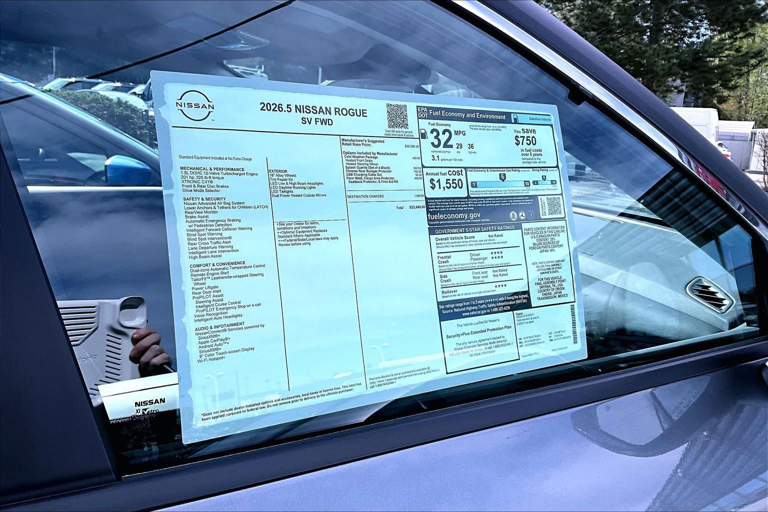 New 2026 Nissan Rogue SV w/ Cold Weather Package FWD image 13
