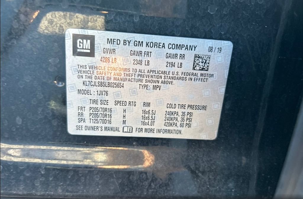 Used 2020 Chevrolet Trax LT w/ LT Convenience Package image 7