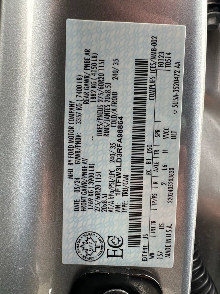 Used 2024 Ford F150 XLT w/ Equipment Group 302A MID image 28