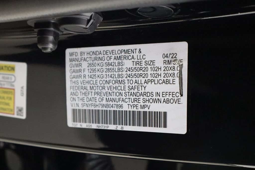 Used 2022 Honda Pilot Black Edition image 41