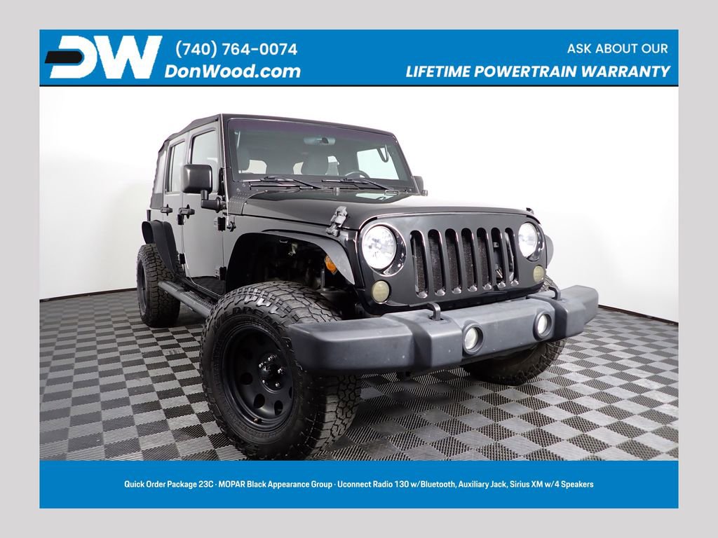 Used 2017 Jeep Wrangler Unlimited Sport w/ Mopar Black Appearance Group