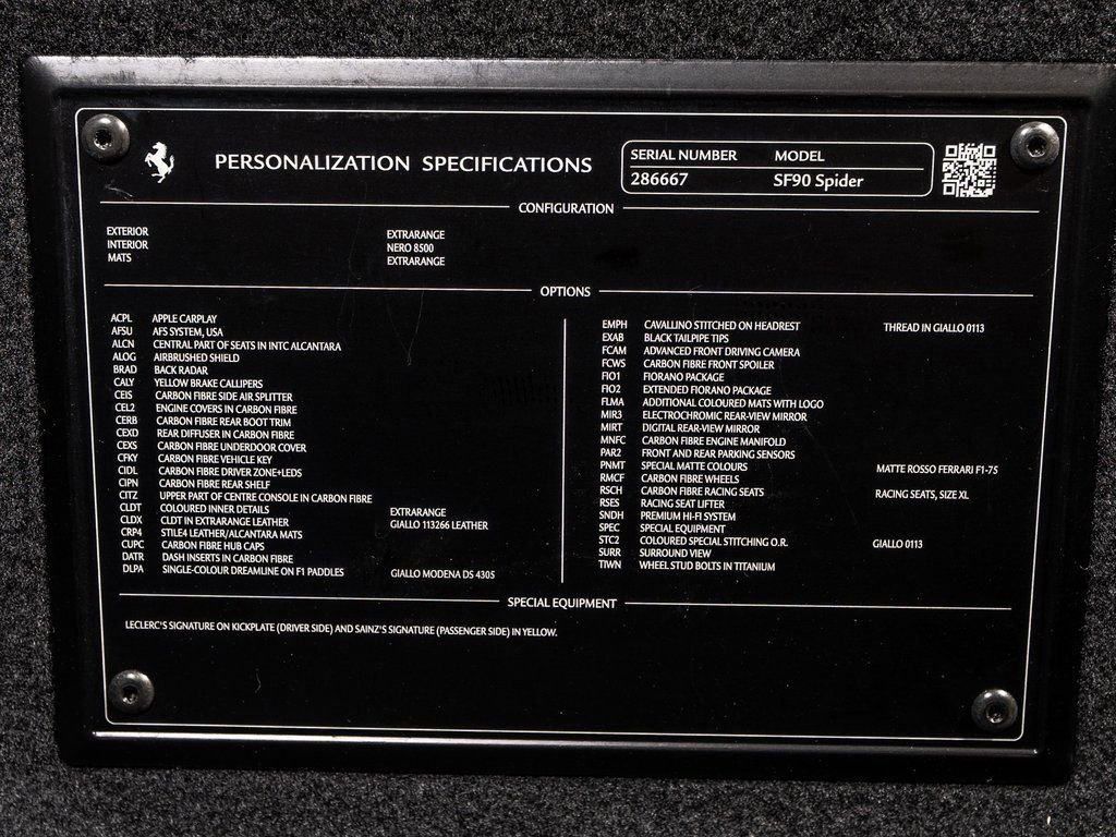 Certified 2022 Ferrari SF90 Spider image 34