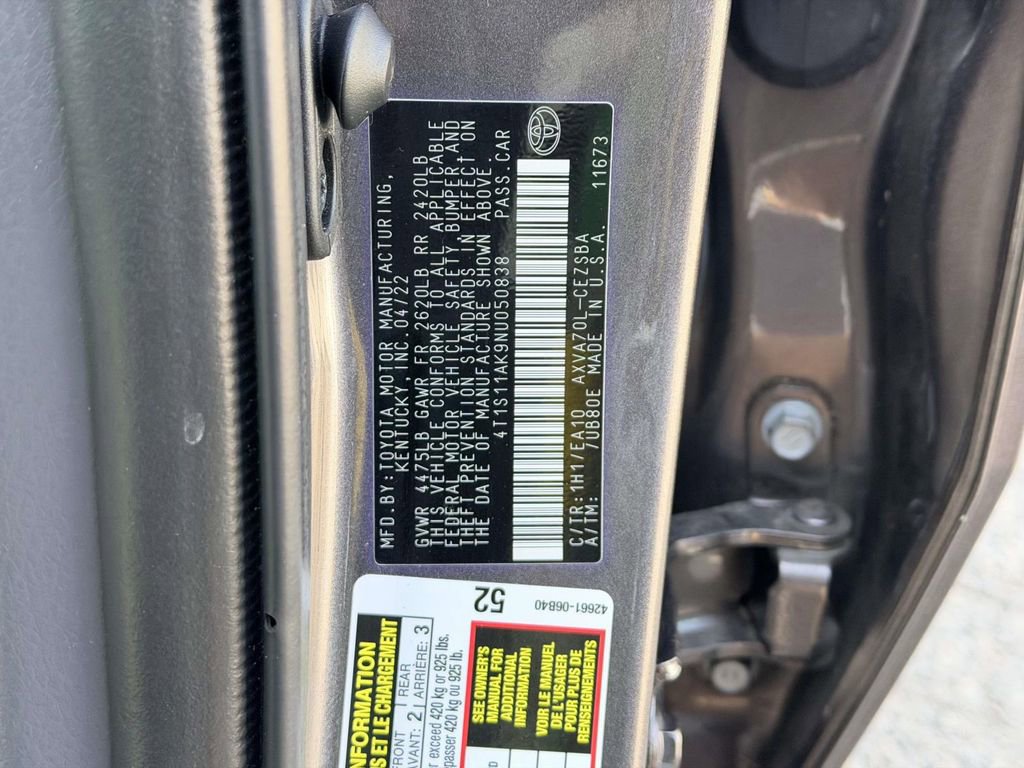 Certified 2022 Toyota Camry SE image 27