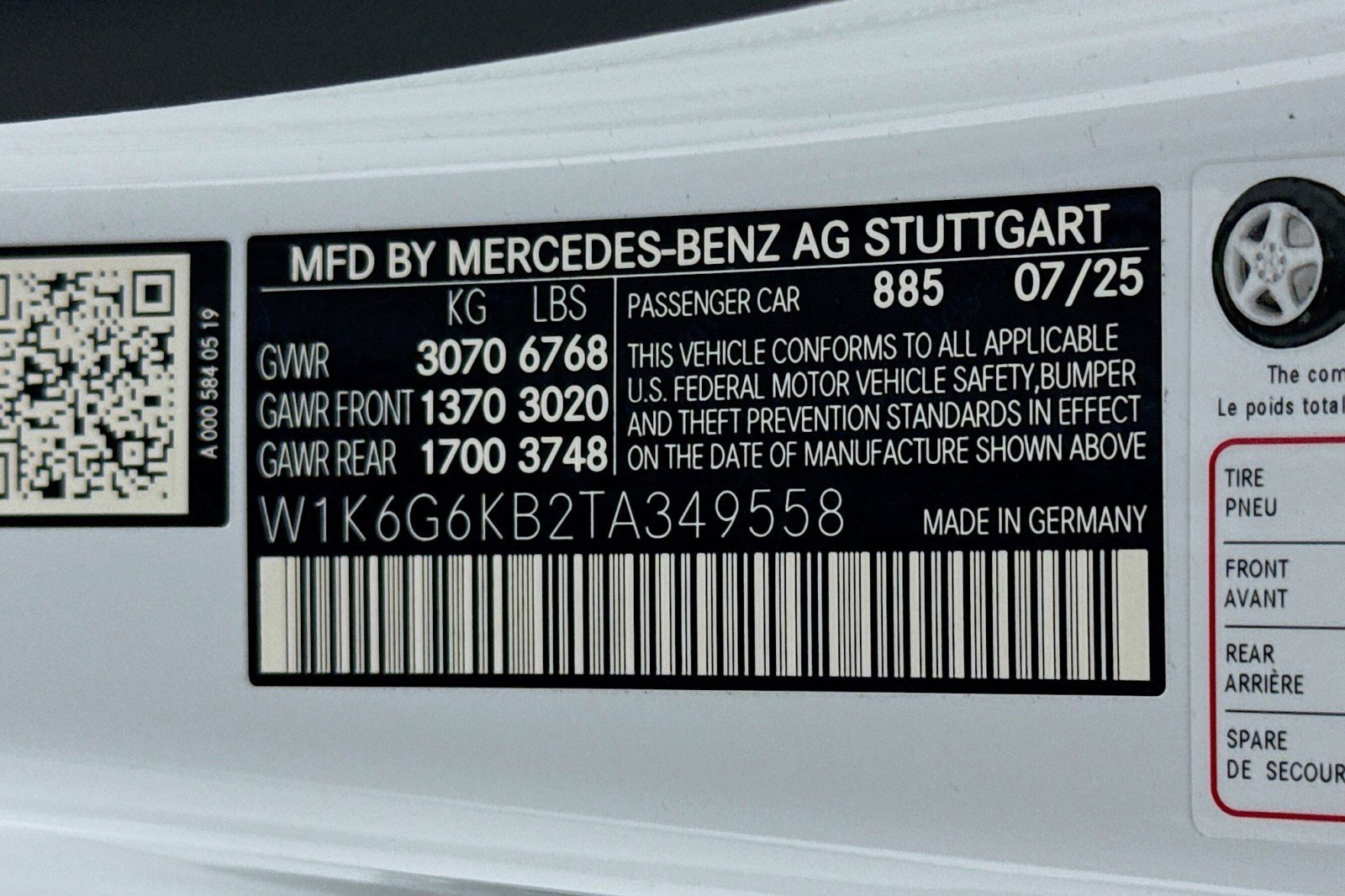 New 2026 Mercedes-Benz S 580e 4MATIC Sedan image 24