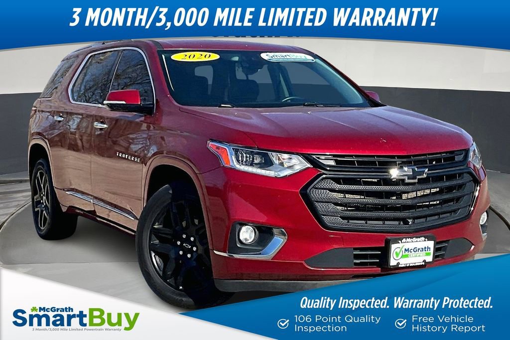 Used 2020 Chevrolet Traverse Premier w/ LPO, Black Accent Package AWD/4WD image 1