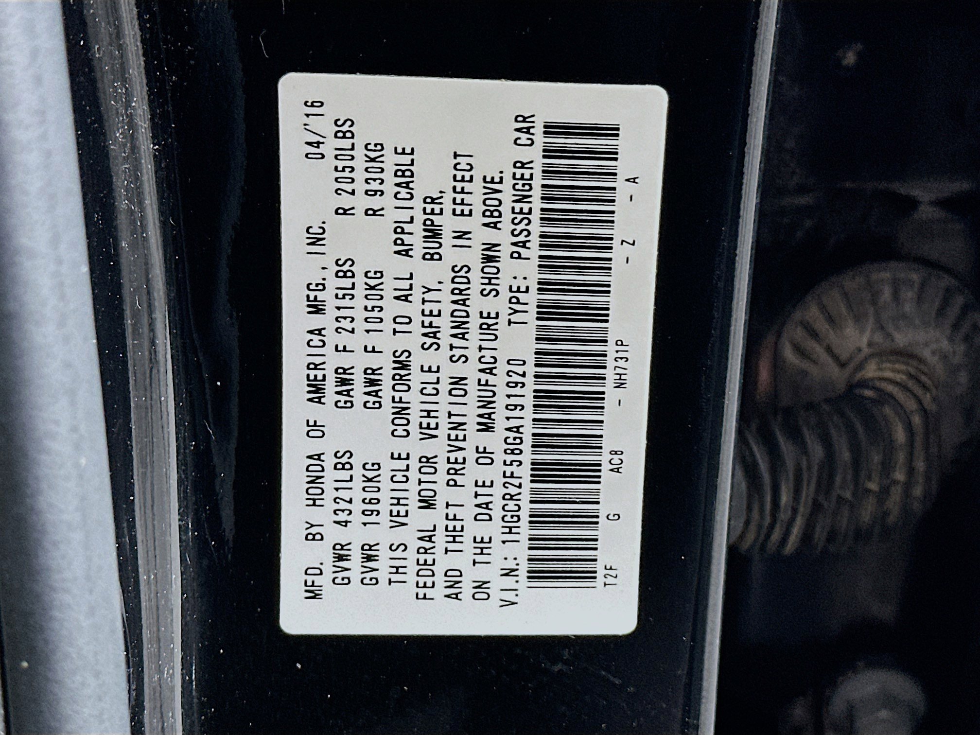 Used 2016 Honda Accord Sport image 12