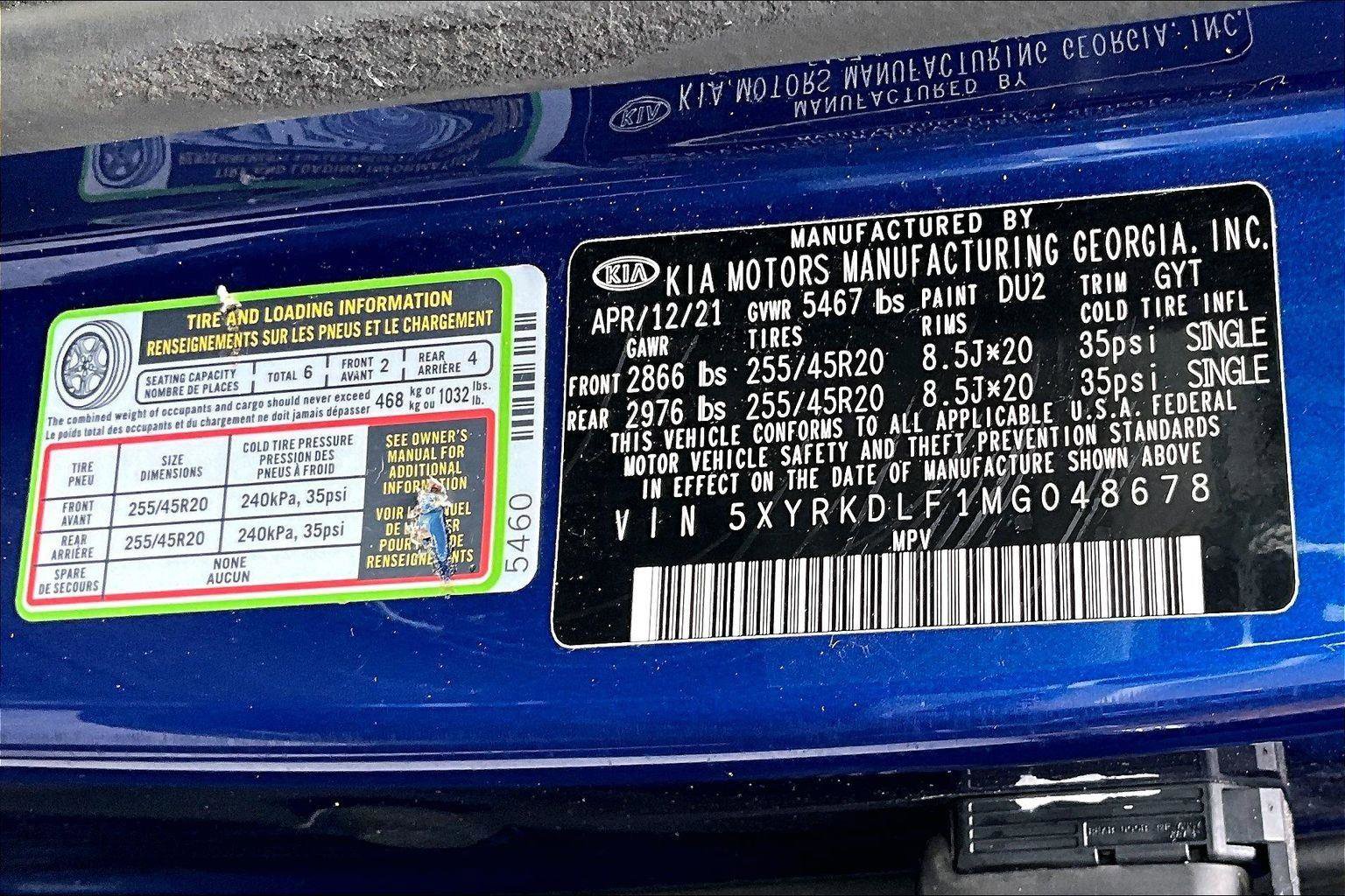 Used 2021 Kia Sorento SX image 36