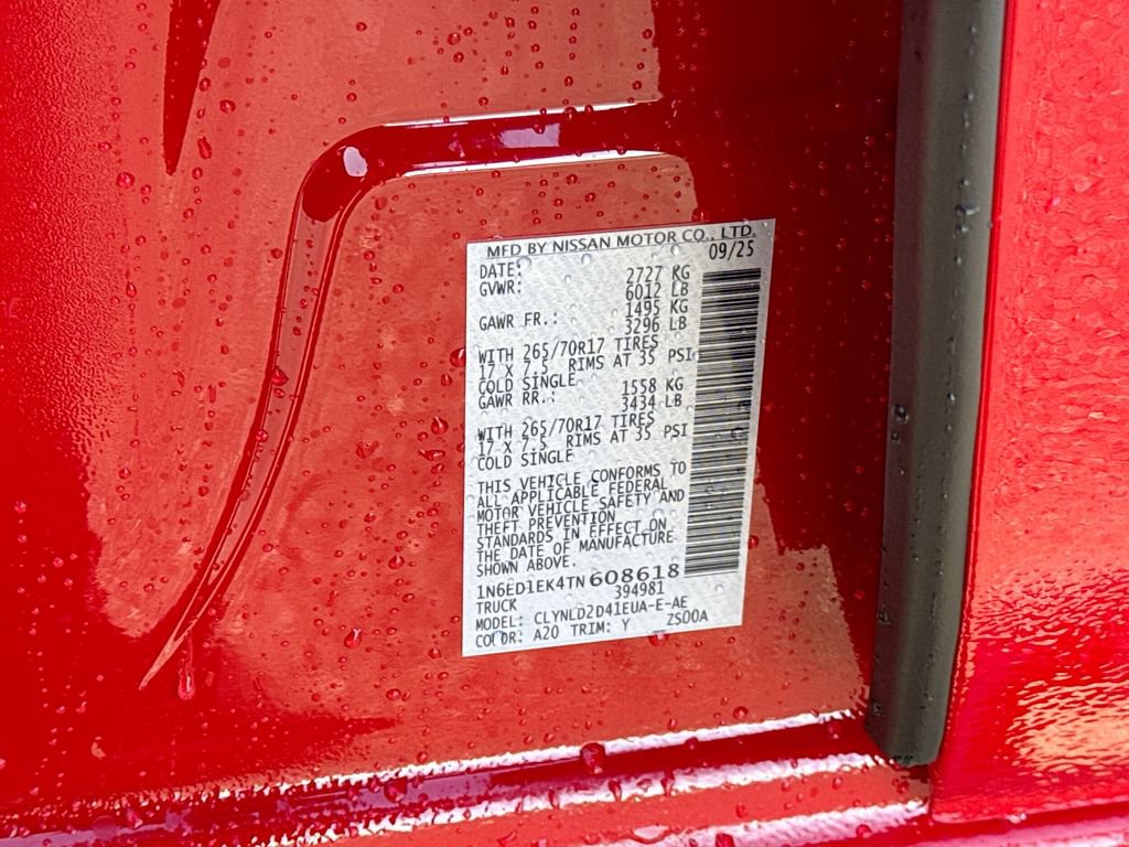 New 2026 Nissan Frontier PRO-4X image 30
