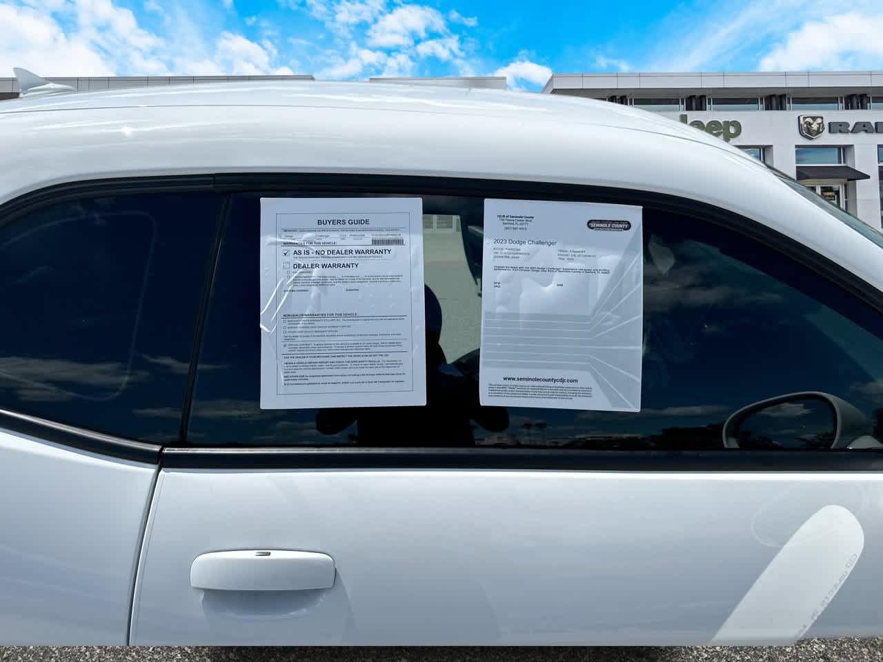 Certified 2023 Dodge Challenger GT RWD image 1