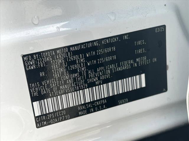 Certified 2025 Toyota RAV4 XSE image 27