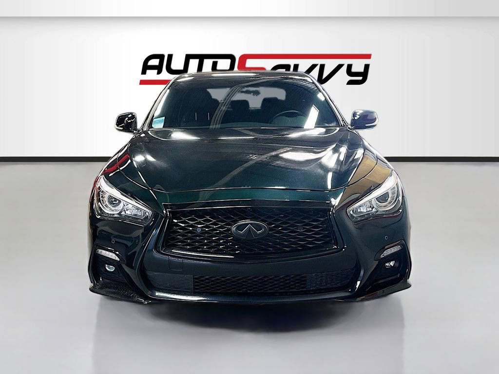 Used 2024 INFINITI Q50 Red Sport 400 w/ Black Opal Edition AWD/4WD image 2